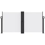 fehér behúzható oldalsó napellenző 120 x 1000 cm