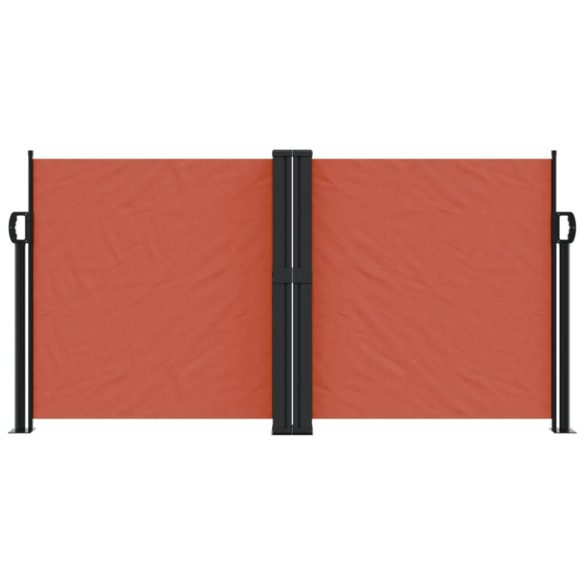 terrakotta behúzható oldalsó napellenző 120 x 1000 cm