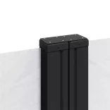 fehér behúzható oldalsó napellenző 140 x 1000 cm