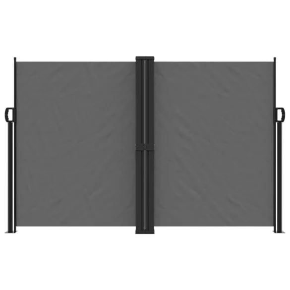 antracitszürke behúzható oldalsó napellenző 160 x 1000 cm