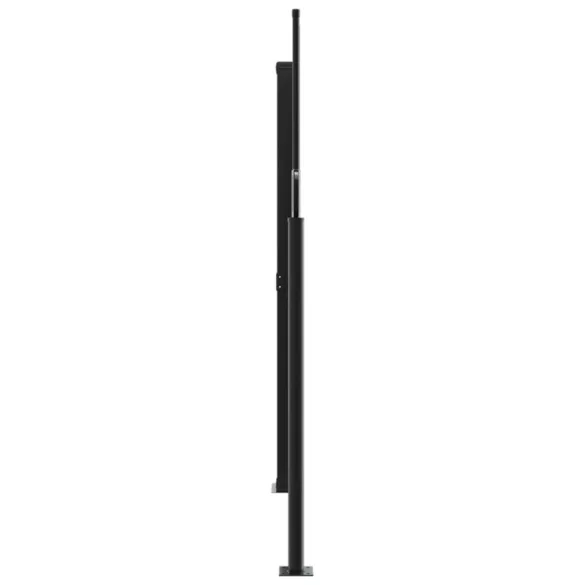 antracitszürke behúzható oldalsó napellenző 160 x 1000 cm