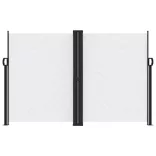 fehér behúzható oldalsó napellenző 160x1000 cm