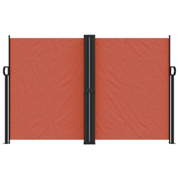 terrakotta behúzható oldalsó napellenző 160 x 1000 cm