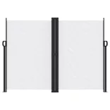 fehér behúzható oldalsó napellenző 180 x 1000 cm