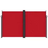 piros behúzható oldalsó napellenző 200 x 1000 cm