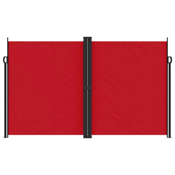 piros behúzható oldalsó napellenző 200 x 1000 cm