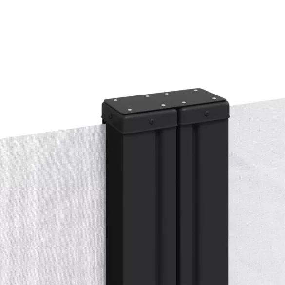 fehér behúzható oldalsó napellenző 200 x 1000 cm