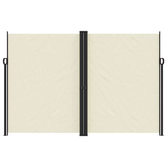 krémszínű behúzható oldalsó napellenző 220 x 1000 cm