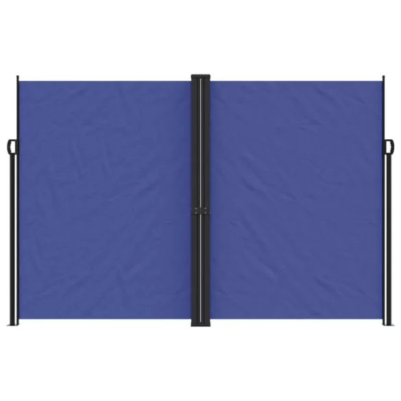 kék behúzható oldalsó napellenző 220 x 1000 cm