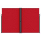 piros behúzható oldalsó napellenző 220 x 1000 cm