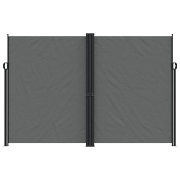 antracitszürke behúzható oldalsó napellenző 220 x 1000 cm
