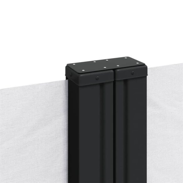 fehér behúzható oldalsó napellenző 120 x 1200 cm