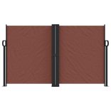 barna behúzható oldalsó napellenző 140x1200 cm