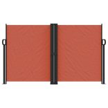terrakotta behúzható oldalsó napellenző 140x1200 cm