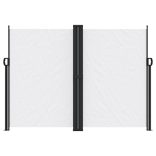 fehér behúzható oldalsó napellenző 180 x 1200 cm