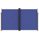 kék behúzható oldalsó napellenző 200 x 1200 cm