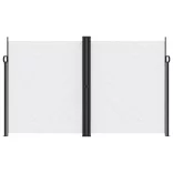 fehér behúzható oldalsó napellenző 200 x 1200 cm