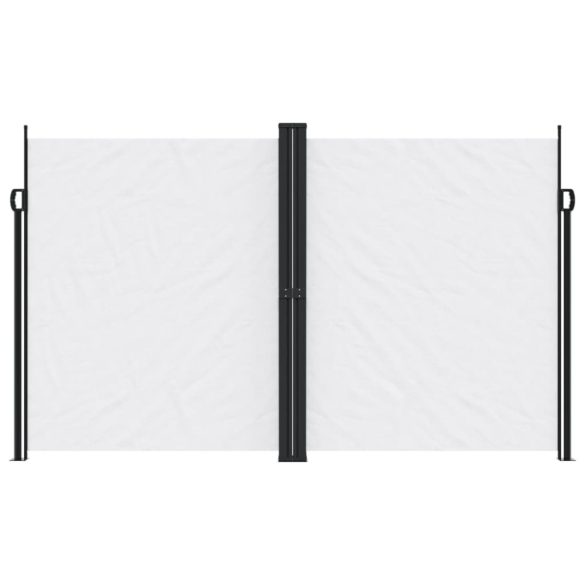 fehér behúzható oldalsó napellenző 200 x 1200 cm