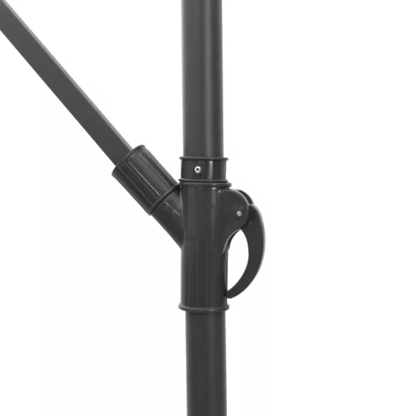 kék kerti napernyő acél rúddal 246 x 246 x 230 cm