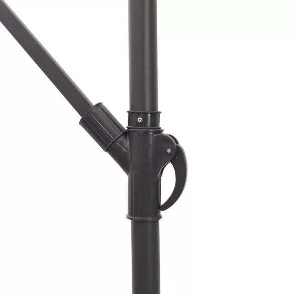 fehér kerti napernyő acél rúddal 269 x 269 x 235 cm