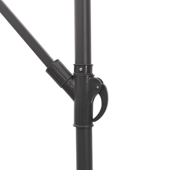 zöld kerti napernyő acél rúddal 290 x 290 x 238 cm