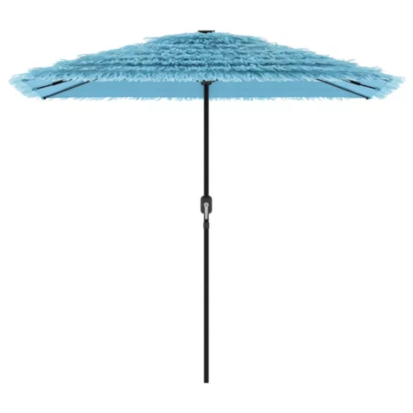 kék kerti napernyő acél rúddal 248 x 248 x 248 cm