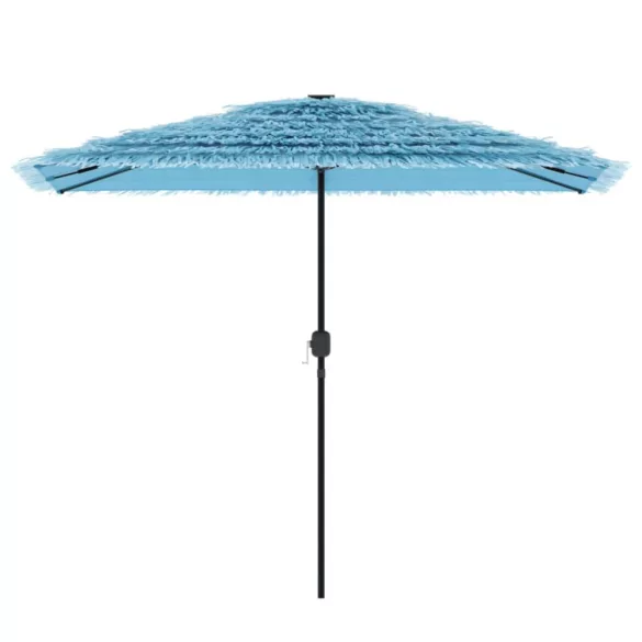 kék kerti napernyő acél rúddal 300 x 200 x 250 cm