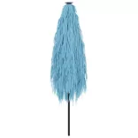 kék kerti napernyő acél rúddal 300 x 200 x 250 cm