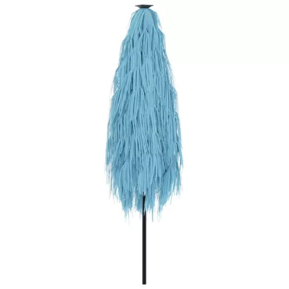 kék kerti napernyő acél rúddal 300 x 200 x 250 cm