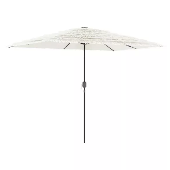 fehér kerti napernyő acél rúddal 300 x 200 x 250 cm
