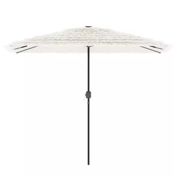 fehér kerti napernyő acél rúddal 300 x 200 x 250 cm
