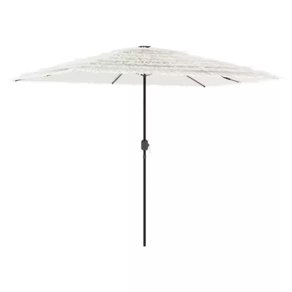 fehér kerti napernyő acél rúddal 300 x 200 x 250 cm