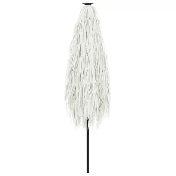 fehér kerti napernyő acél rúddal 300 x 200 x 250 cm