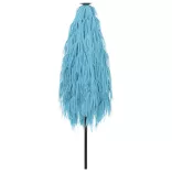 kék kerti napernyő acél rúddal 223 x 223 x 213 cm