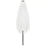 fehér kerti napernyő acél rúddal 223 x 223 x 213 cm