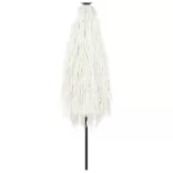 fehér kerti napernyő acél rúddal 268 x 268 x 226 cm