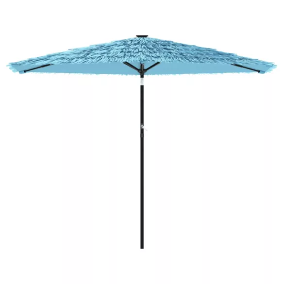 kék kerti napernyő acél rúddal 288 x 288 x 225 cm