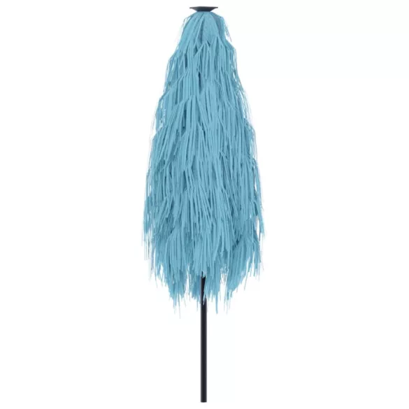 kék kerti napernyő acél rúddal 288 x 288 x 225 cm