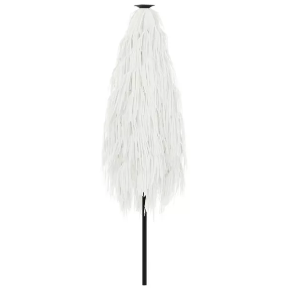 fehér kerti napernyő acél rúddal 288 x 288 x 225 cm