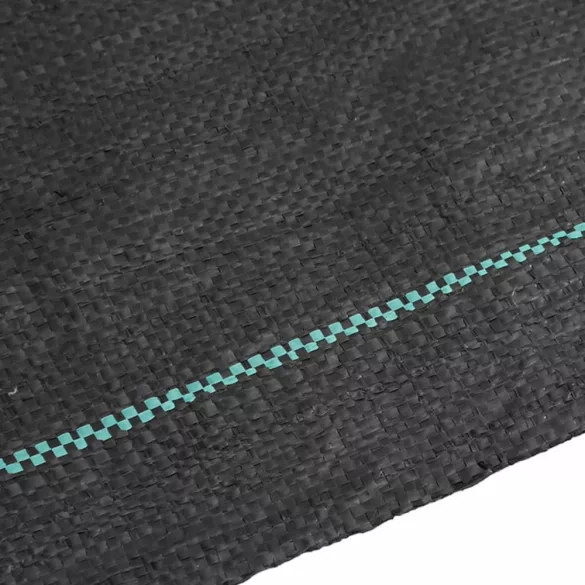 fekete PP talajtakaró membrán 1,5x25 m