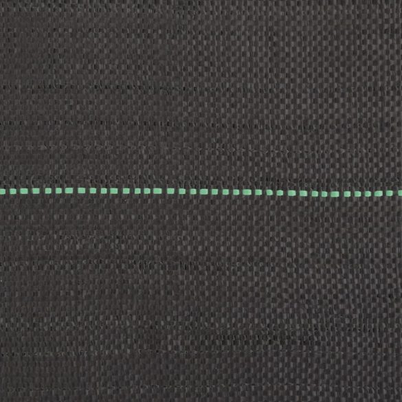 fekete PP talajtakaró membrán 1,5x100 m