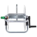 falra szerelhető acél tömlődob 50 m 1/2 / 35 m 3/4" tömlőhöz"