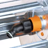 falra szerelhető acél tömlődob 50 m 1/2 / 35 m 3/4" tömlőhöz"