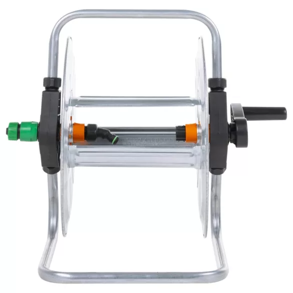 falra szerelhető acél tömlődob 50 m 1/2 tömlőhöz"