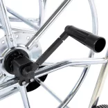 acél kerekes tömlődob 80 m 3/4 tömlőhöz"