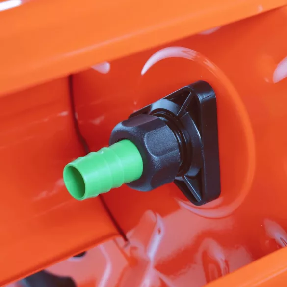 acél kerekes tömlődob 140 m 3/4-es tömlőhöz"