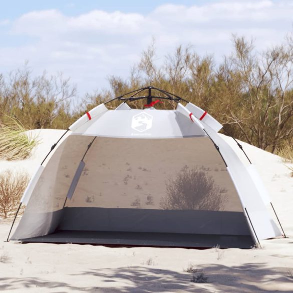 2 személyes szürke vízálló gyorskioldó strandsátor