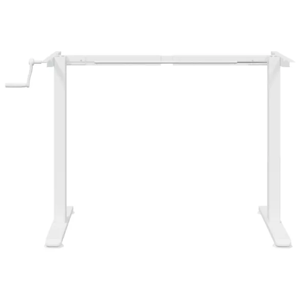 fehér acél álló asztalváz (94-135) x 60 x (70-114) cm