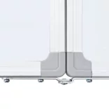 összecsukható alumínium mágnestábla 80 x 80 x 1,7 cm