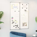 összecsukható alumínium mágnestábla 80x100x1,7 cm